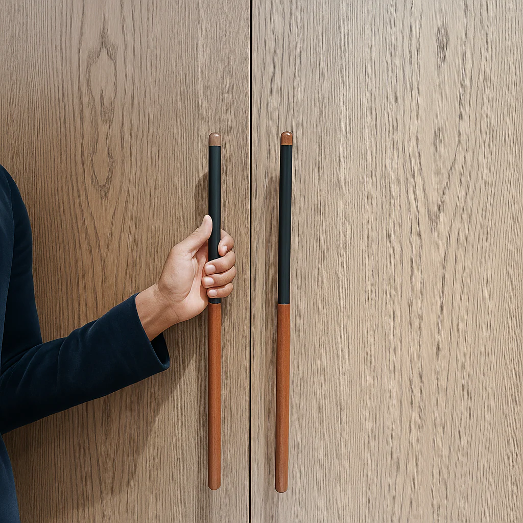 Chapman Wood Appliance Pulls With Half Leather - Image 42