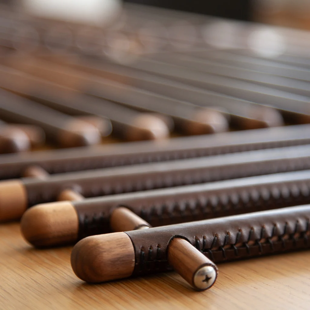 Chapman Wood Appliance Pull With Leather - Image 44