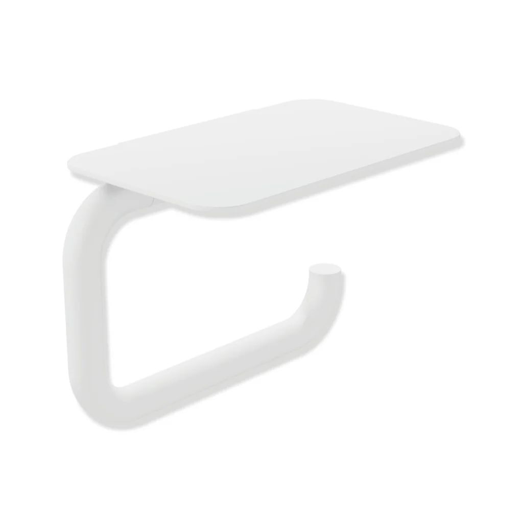Hewi 480 Toilet Roll Holder With Shelf - Image 4