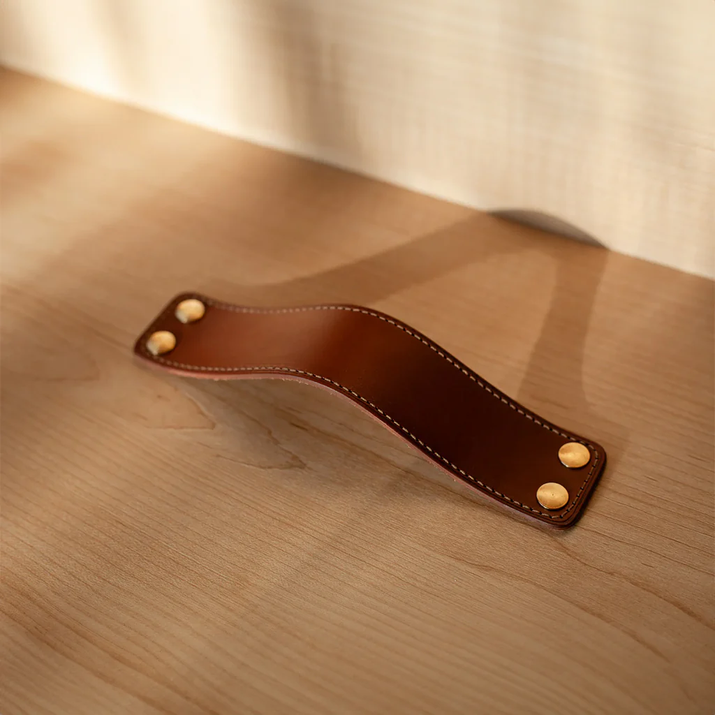 ST-SP01 Stitched Leather Strap Pull - Image 3